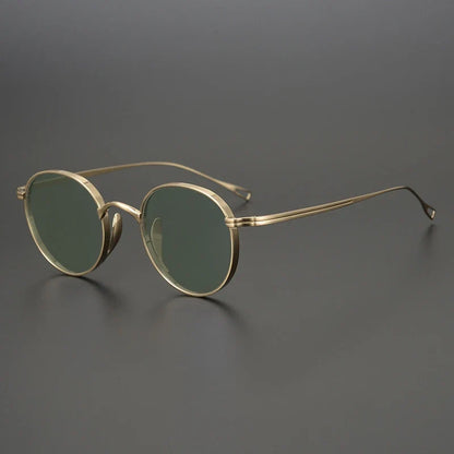 
Gafas de sol polarizadas de titanio puro ultraligeras | Redondas vintage - Imagen 21