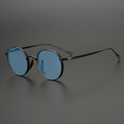 
Gafas de sol polarizadas de titanio puro ultraligeras | Redondas vintage - Imagen 24