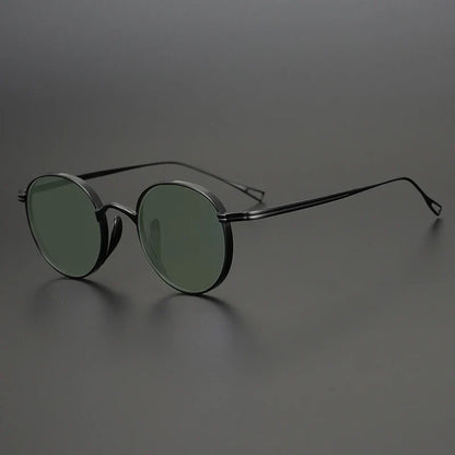 
Gafas de sol polarizadas de titanio puro ultraligeras | Redondas vintage - Imagen 25