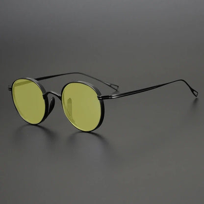 
Gafas de sol polarizadas de titanio puro ultraligeras | Redondas vintage - Imagen 26