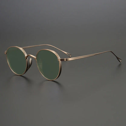 
Gafas de sol polarizadas de titanio puro ultraligeras | Redondas vintage - Imagen 28