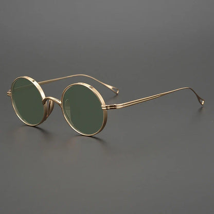 
Gafas de sol polarizadas de titanio puro ultraligeras con estilo vintage redondo pequeño - Imagen 25