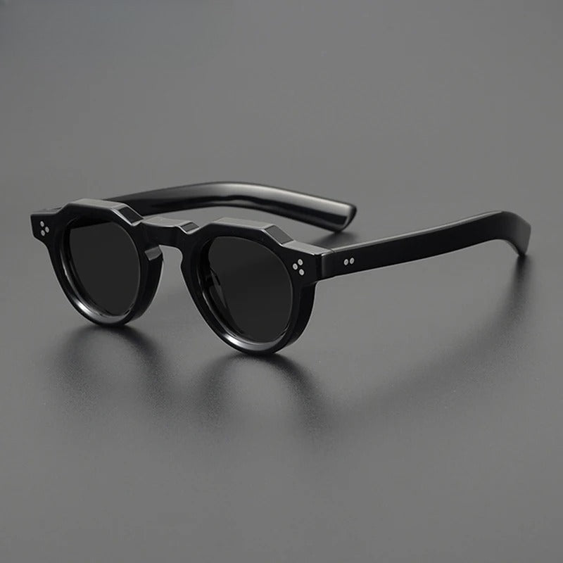 
Gafas de sol vintage de acetato polarizadas con protección UV400 para ajuste pequeño - Imagen 3