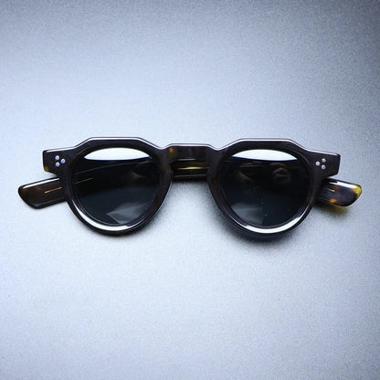 
Gafas de sol vintage de acetato polarizadas con protección UV400 para ajuste pequeño - Imagen 4