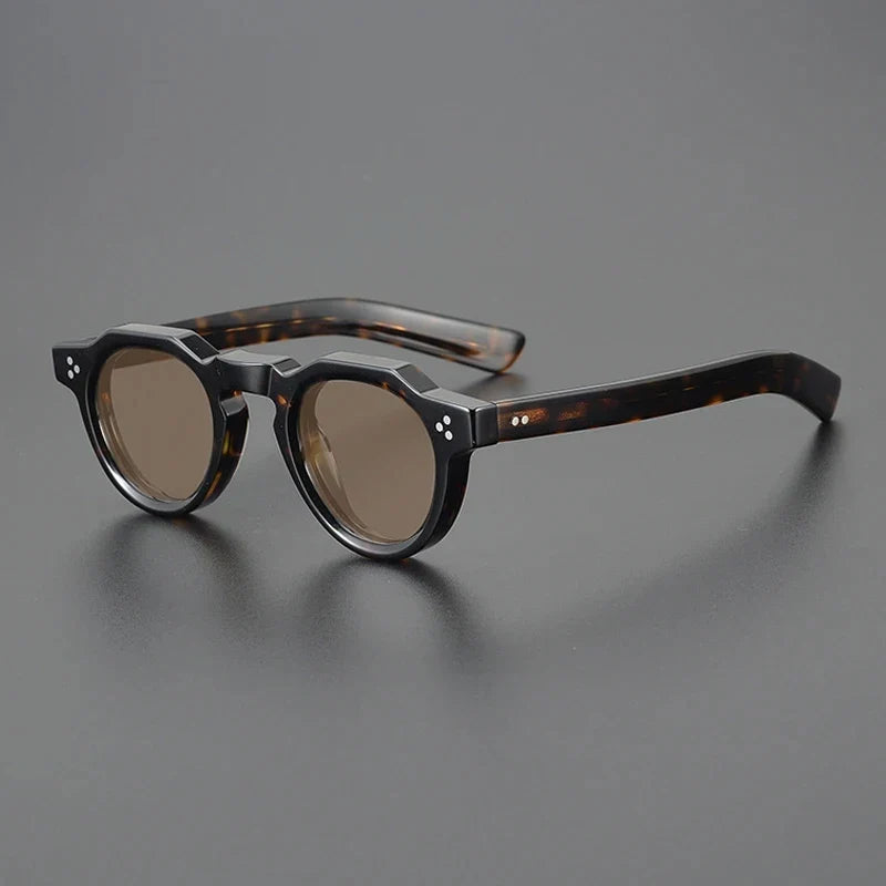 
Gafas de sol vintage de acetato polarizadas con protección UV400 para ajuste pequeño