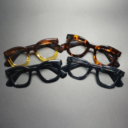 
Montura de gafas graduadas vintage, cuadrada, hecha a mano en acetato y de ajuste ligero - Imagen 5