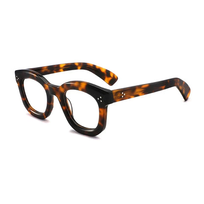 
Montura de gafas graduadas vintage, cuadrada, hecha a mano en acetato y de ajuste ligero - Imagen 7