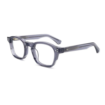 
Montura de gafas graduadas cuadrada de acetato grueso vintage con acabado artesanal - Imagen 7