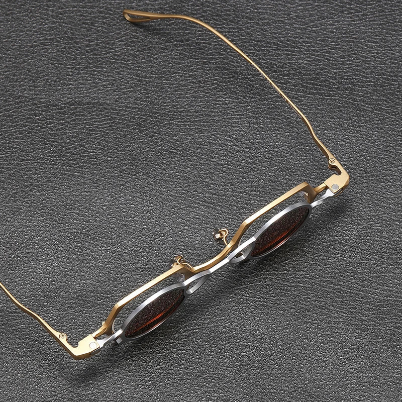 
Gafas 2 en 1 de titanio puro con clip magnético y lente solar polarizada - Imagen 5