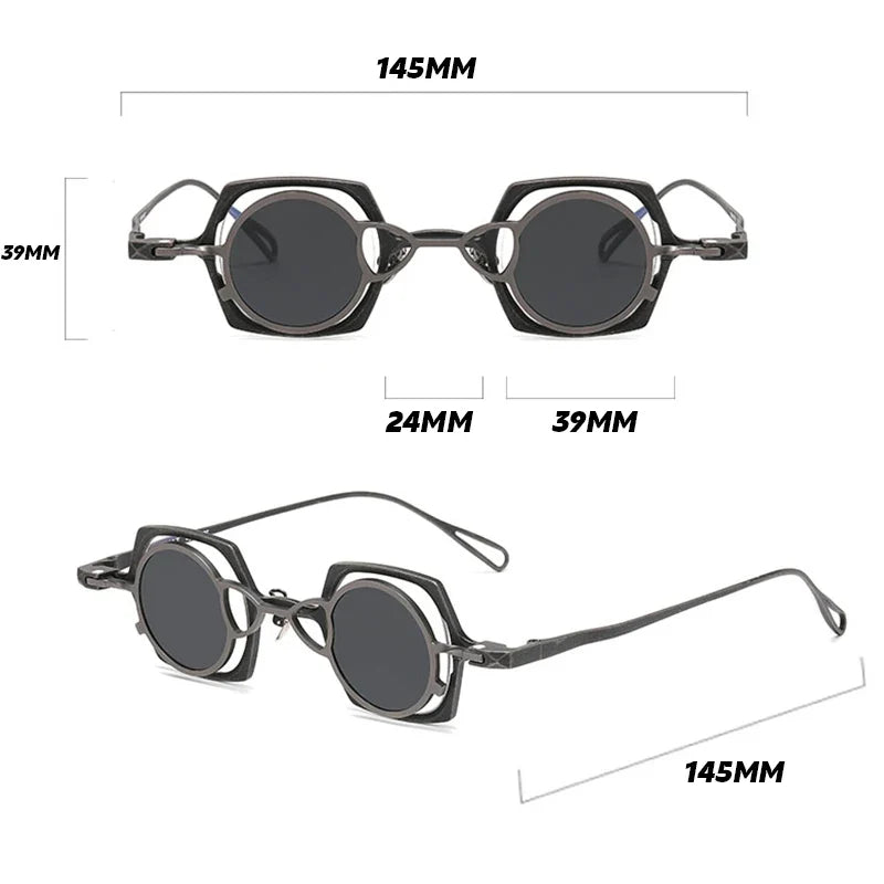 
Gafas 2 en 1 de titanio puro con clip magnético y lente solar polarizada - Imagen 6