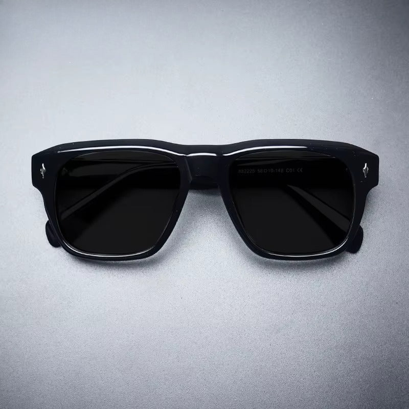
Gafas de sol vintage de acetato polarizadas con protección UV400 y ajuste amplio