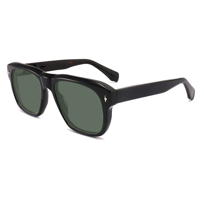 
Gafas de sol vintage de acetato polarizadas con protección UV400 y ajuste amplio