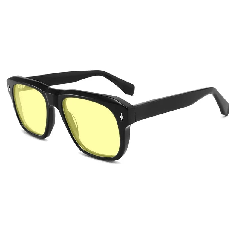 
Gafas de sol vintage de acetato polarizadas con protección UV400 y ajuste amplio