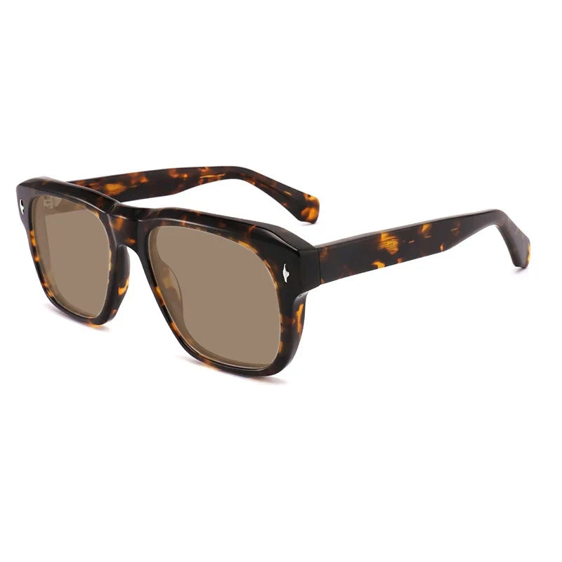 
Gafas de sol vintage de acetato polarizadas con protección UV400 y ajuste amplio - Carey