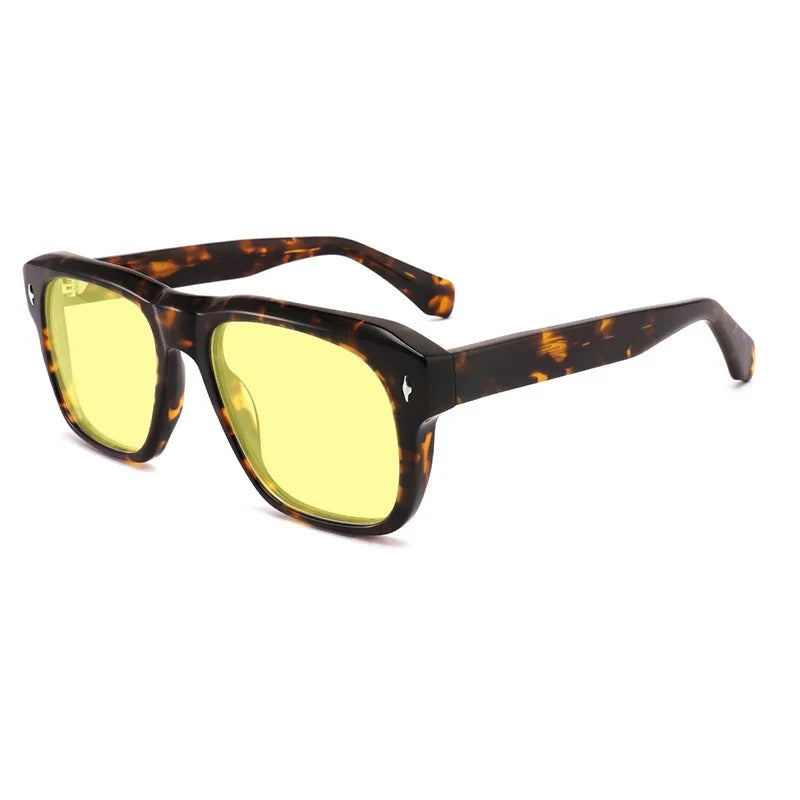 
Gafas de sol vintage de acetato polarizadas con protección UV400 y ajuste amplio
