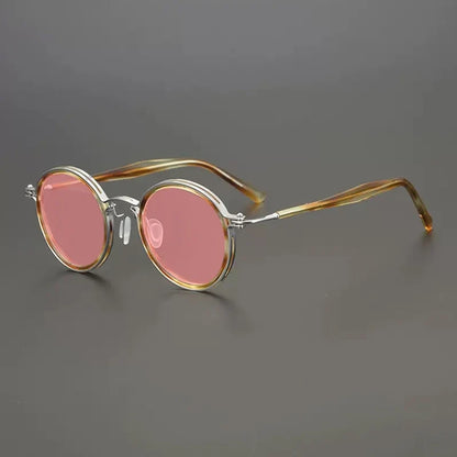 
Gafas de sol redondas vintage polarizadas con protección UV400 y detalle de titanio - Imagen 8