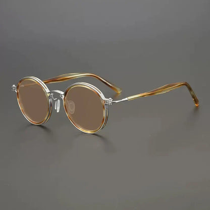 
Gafas de sol redondas vintage polarizadas con protección UV400 y detalle de titanio - Imagen 10
