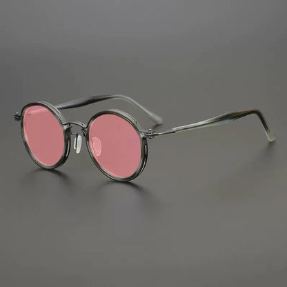 
Gafas de sol redondas vintage polarizadas con protección UV400 y detalle de titanio - Imagen 11