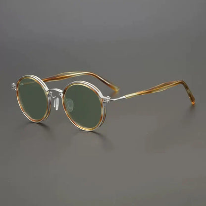 
Gafas de sol redondas vintage polarizadas con protección UV400 y detalle de titanio - Imagen 12
