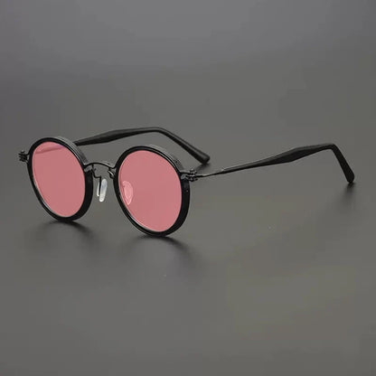 
Gafas de sol redondas vintage polarizadas con protección UV400 y detalle de titanio - Imagen 15
