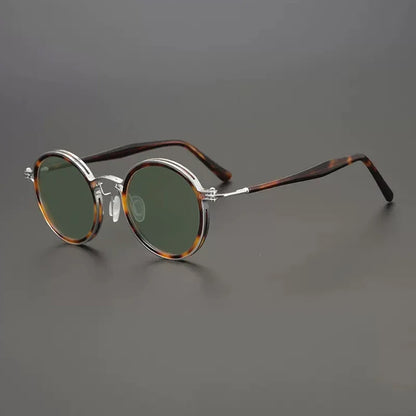 
Gafas de sol redondas vintage polarizadas con protección UV400 y detalle de titanio - Imagen 19