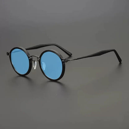 
Gafas de sol redondas vintage polarizadas con protección UV400 y detalle de titanio - Imagen 24