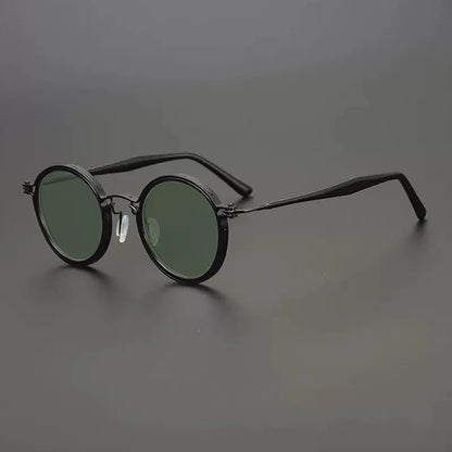 
Gafas de sol redondas vintage polarizadas con protección UV400 y detalle de titanio - Imagen 28
