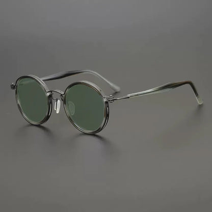 
Gafas de sol redondas vintage polarizadas con protección UV400 y detalle de titanio - Imagen 34