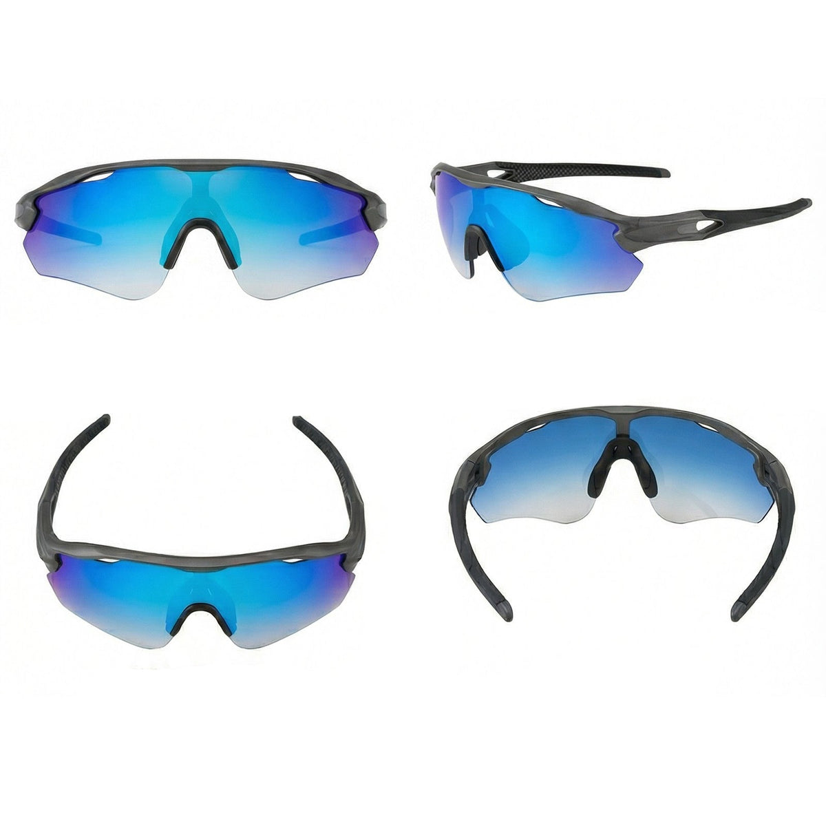 
Gafas de sol deportivas TR90 de media montura a prueba de viento para ciclismo, senderismo y uso al aire libre