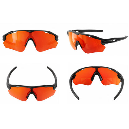 
Gafas de sol deportivas TR90 de media montura a prueba de viento para ciclismo, senderismo y uso al aire libre - Imagen 3