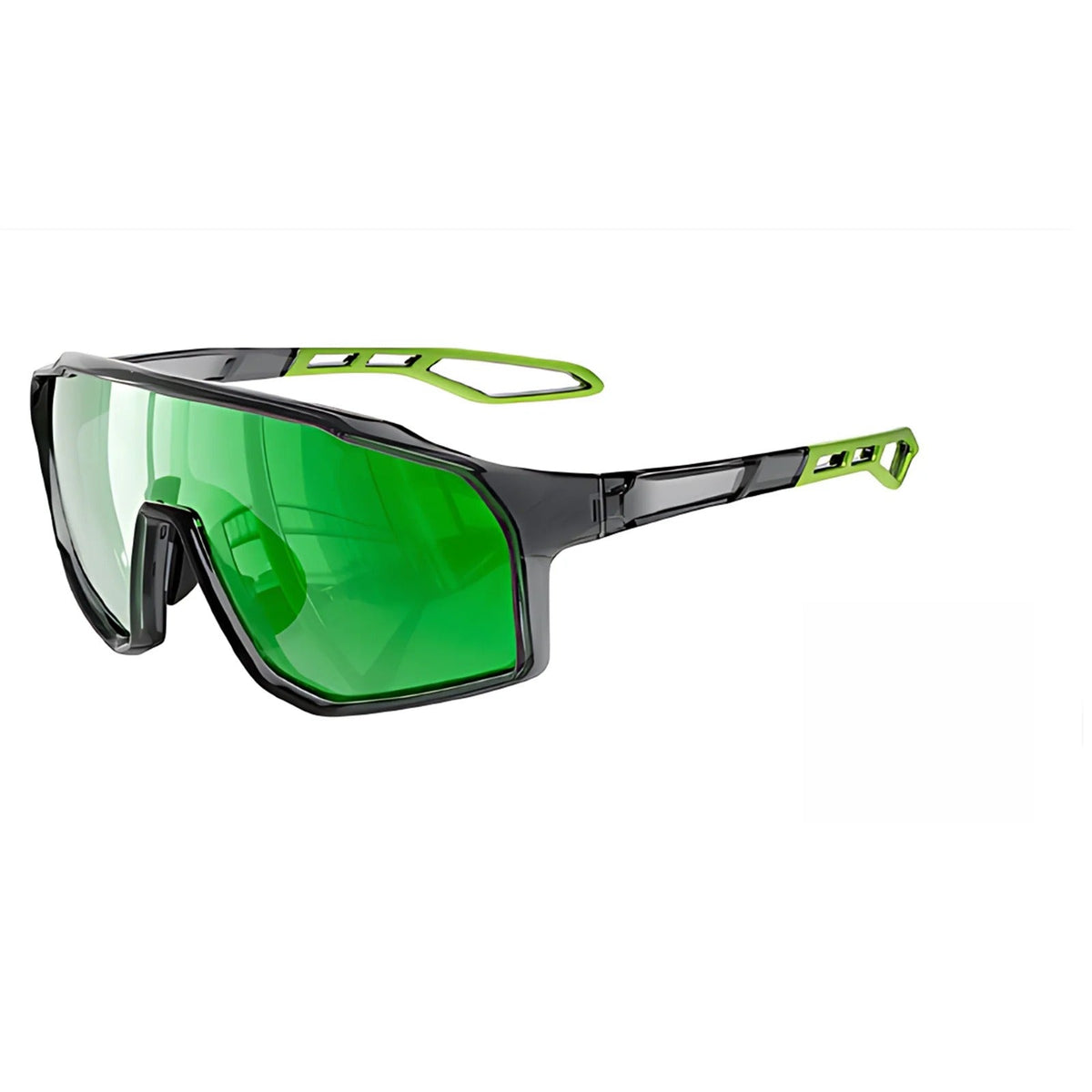 
Gafas de sol deportivas con escudo geométrico TR90 y lentes de PC para  ciclismo y running