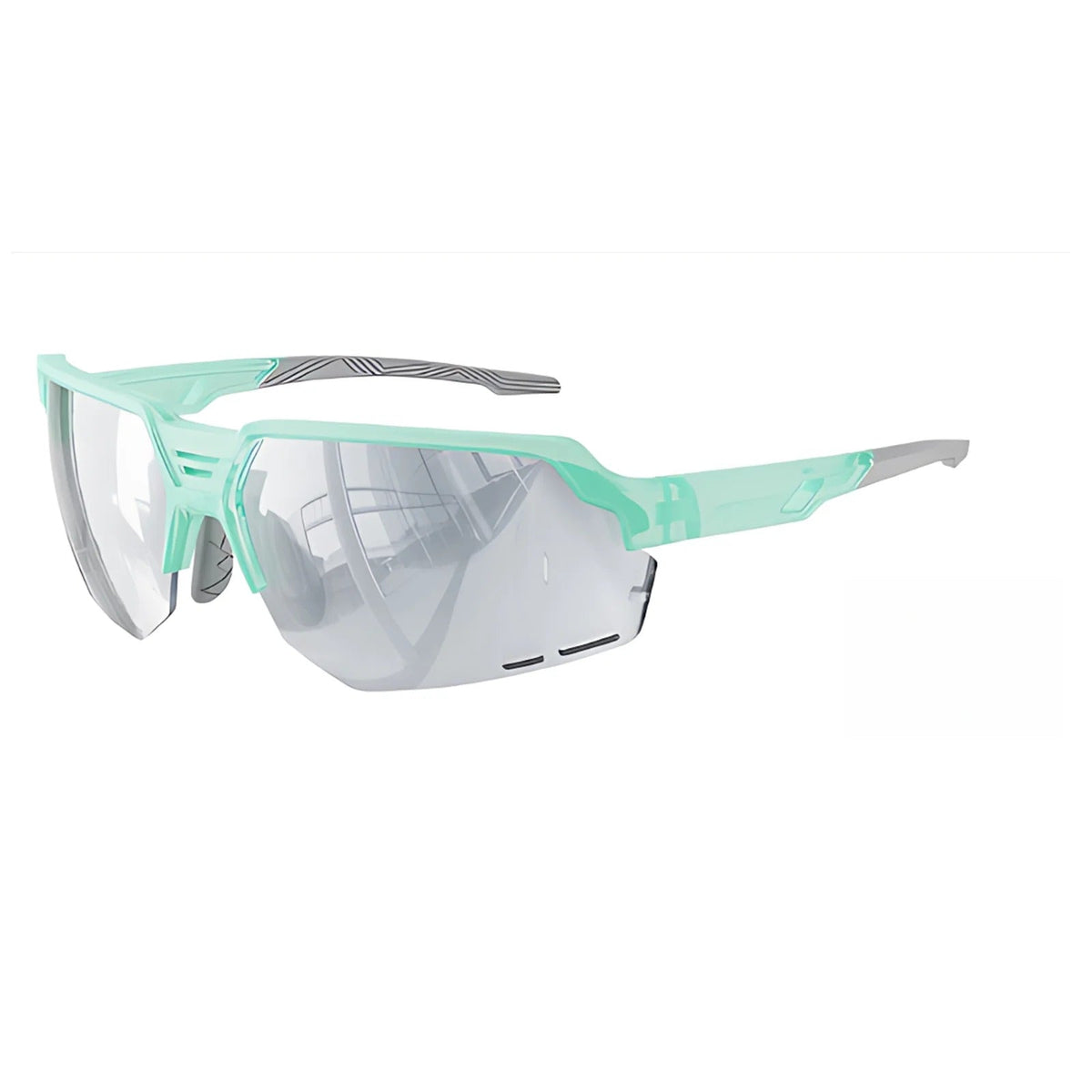 
Gafas de sol deportivas de medio aro TR90 con lentes de PC para ciclismo y entrenamiento al aire libre