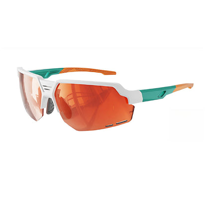 
Gafas de sol deportivas de medio aro TR90 con lentes de PC para ciclismo y entrenamiento al aire libre - Imagen 5