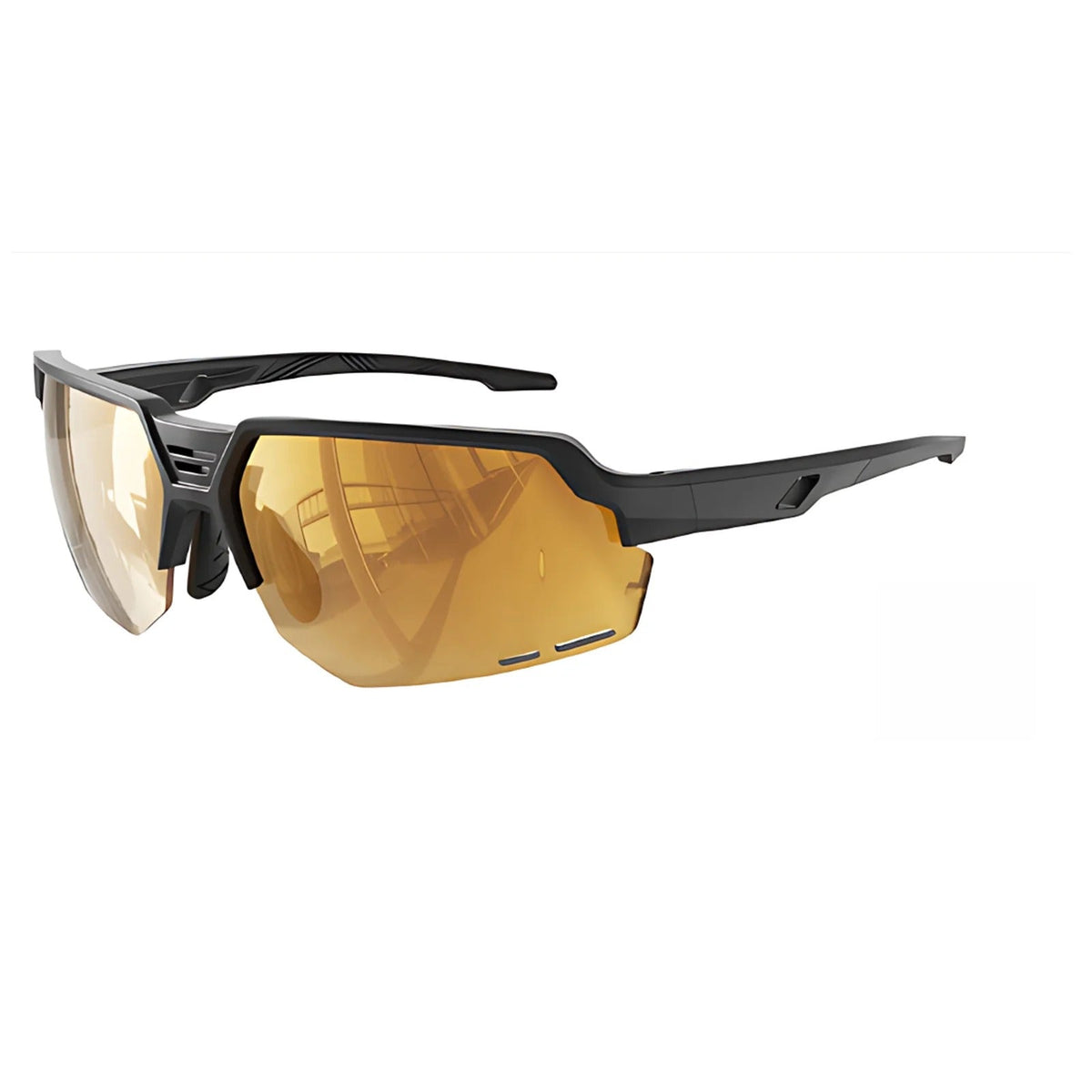 
Gafas de sol deportivas de medio aro TR90 con lentes de PC para ciclismo y entrenamiento al aire libre