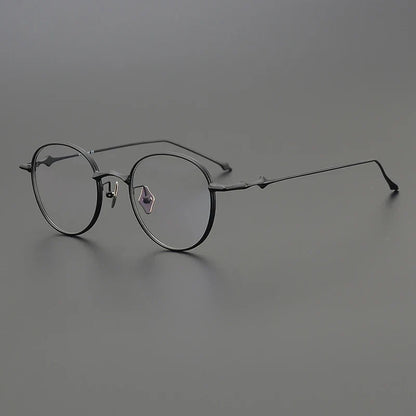 
Gafas redondas de titanio ultraligeras - Imagen 3