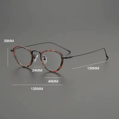 
Montura de titanio estilo ojo de gato - Imagen 9