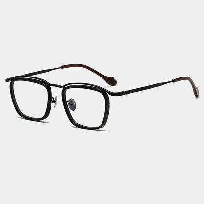 
Montura cuadrada de acetato y titanio - Imagen 5
