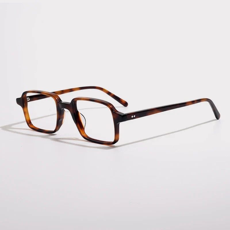 
Montura cuadrada de acetato carey