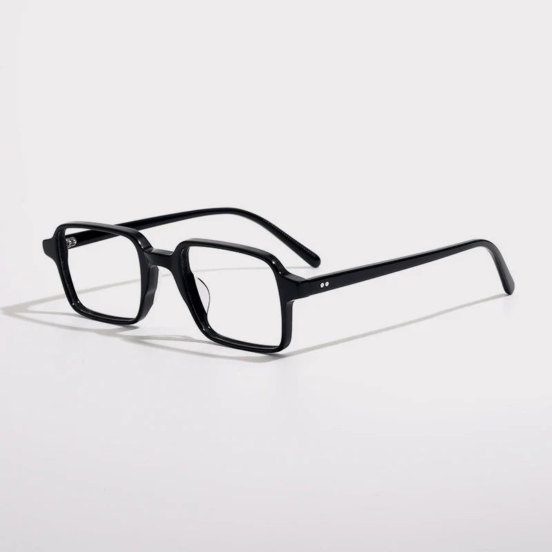 
Montura cuadrada de acetato carey - Negro