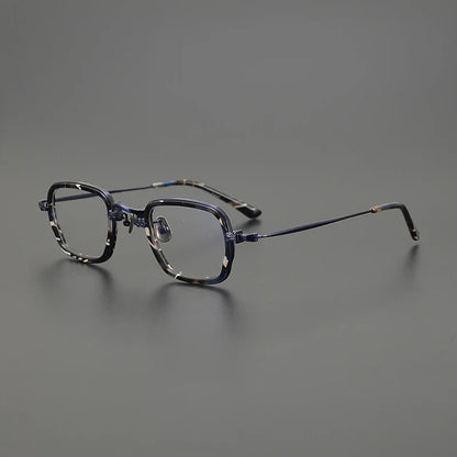 
Montura cuadrada de acetato y titanio en dos tonos - Imagen 4