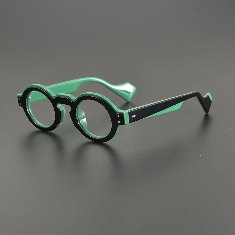 
Montura redonda y gruesa de acetato - Verde