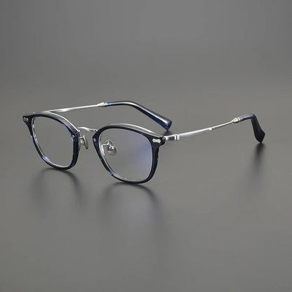
Montura cuadrada de acetato y titanio - Imagen 4