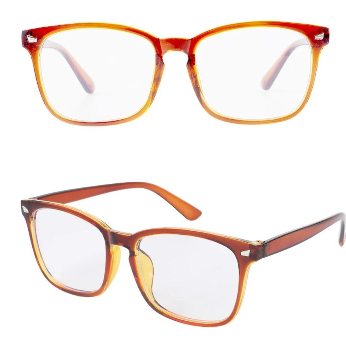 
Gafas de luz azul cuadradas negras de plástico - Imagen 7