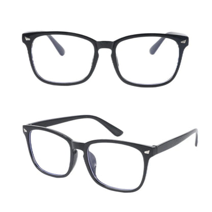 
Gafas de luz azul cuadradas negras de plástico - Imagen 8
