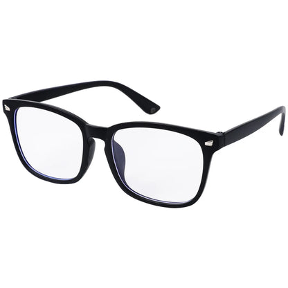 
Gafas de luz azul cuadradas negras de plástico