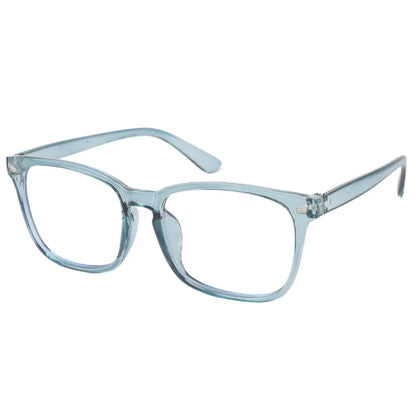 
Gafas de luz azul cuadradas negras de plástico - Imagen 4
