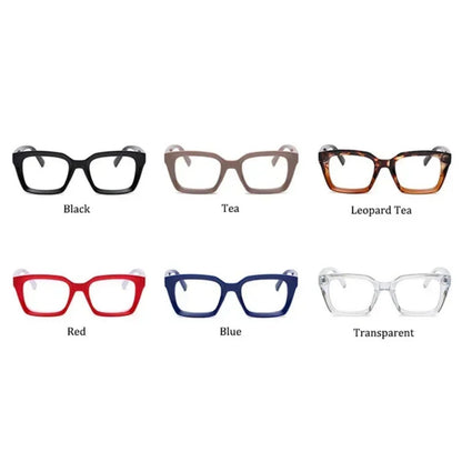 
Gafas de lectura cuadradas de titanio y plástico con filtro de luz azul - Imagen 10