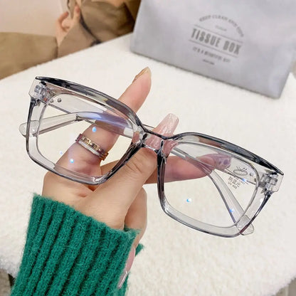 
Gafas cuadradas extragrandes de plástico con  filtro de luz azul - Imagen 7