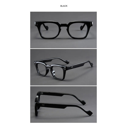 
Gafas cuadradas negras de plástico - Imagen 3