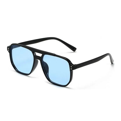 
Gafas de sol cuadradas estilo  punk de plástico con protección UV400